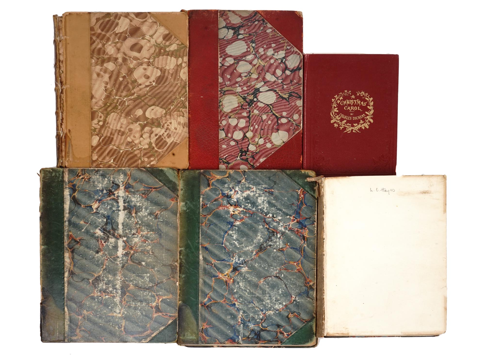 ANTIQUE CHARLES DICKENS BOOK EDITIONS PIC-0